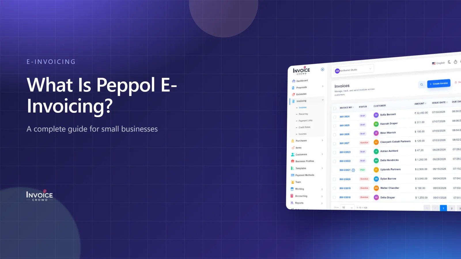 What Is Peppol E-Invoicing? A Complete Guide for Small Businesses editorial illustration