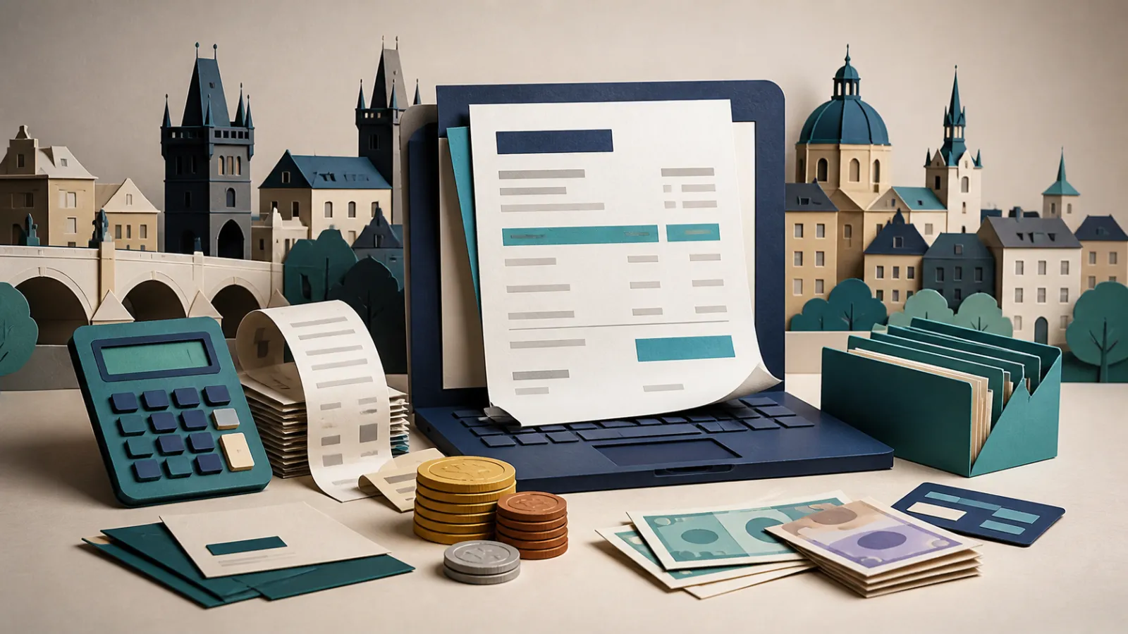 Invoice Crowd customer screen showing an example Zapier account connection.
