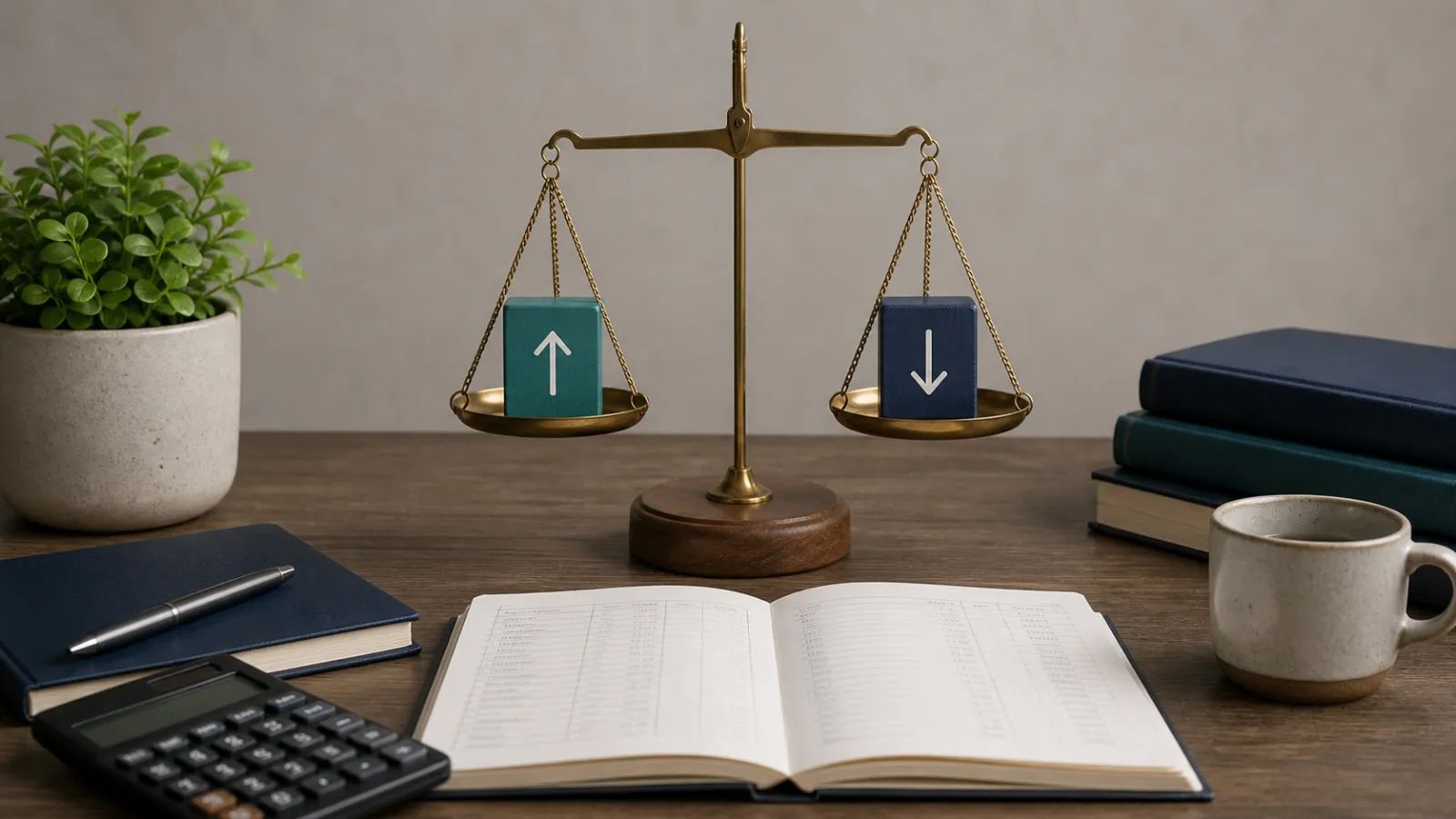 Editorial visual for Double-Entry Bookkeeping Explained Without the Jargon