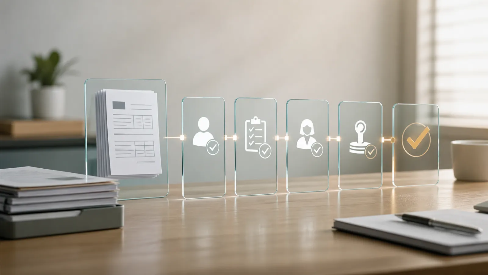 Editorial visual for Invoice Approval Workflow: Steps, Controls and Automation