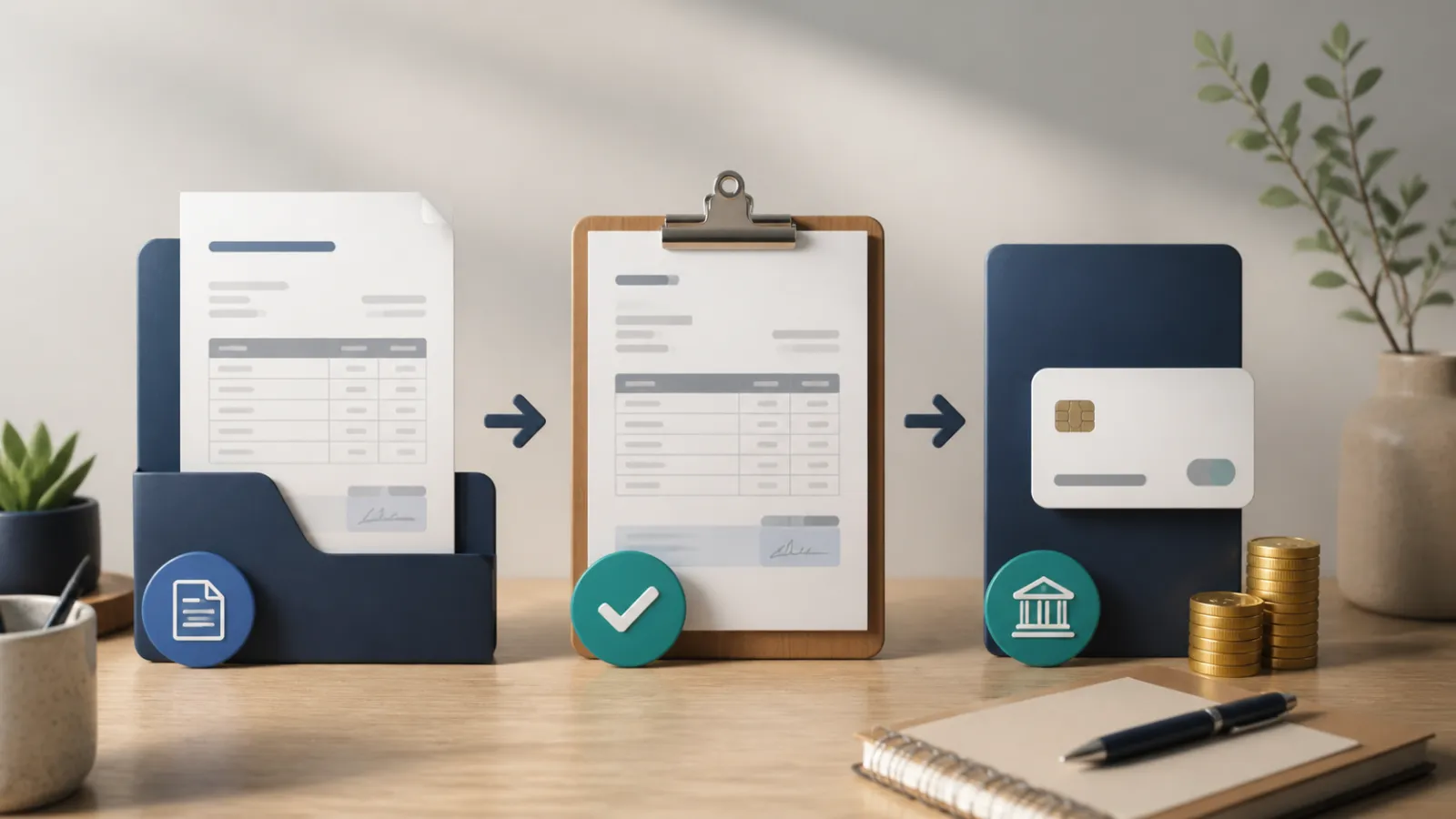 Editorial visual for Service Invoice Template: Fields, Example and Download Checklist