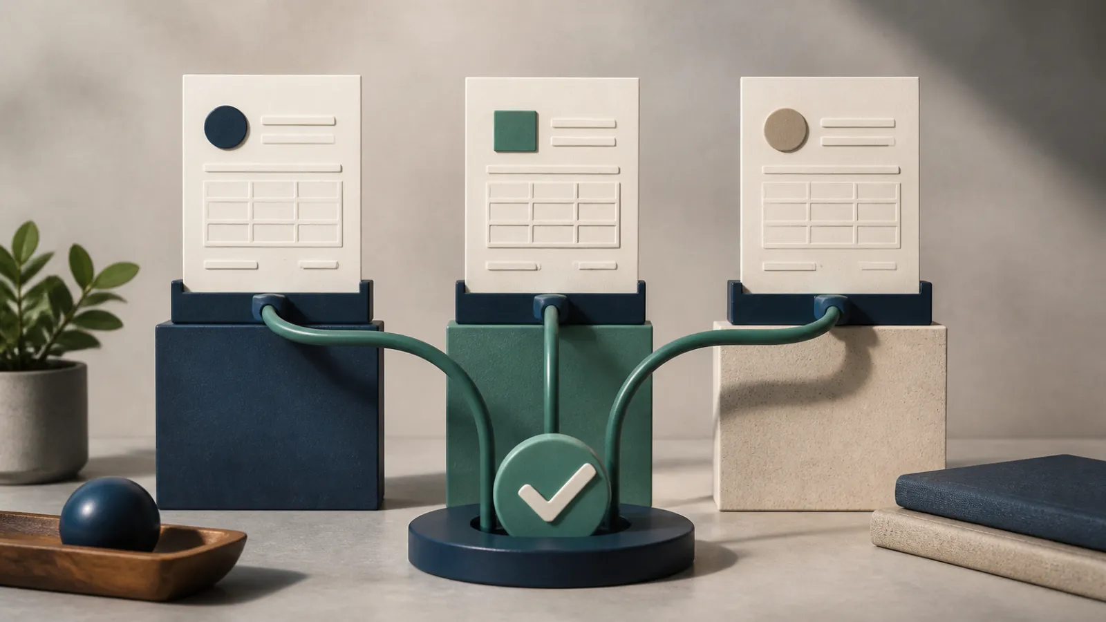 Editorial visual for What Is Three-Way Matching in Accounts Payable?