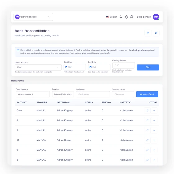 Invoice Crowd GoCardless verify and record illustration with fabricated sample data.